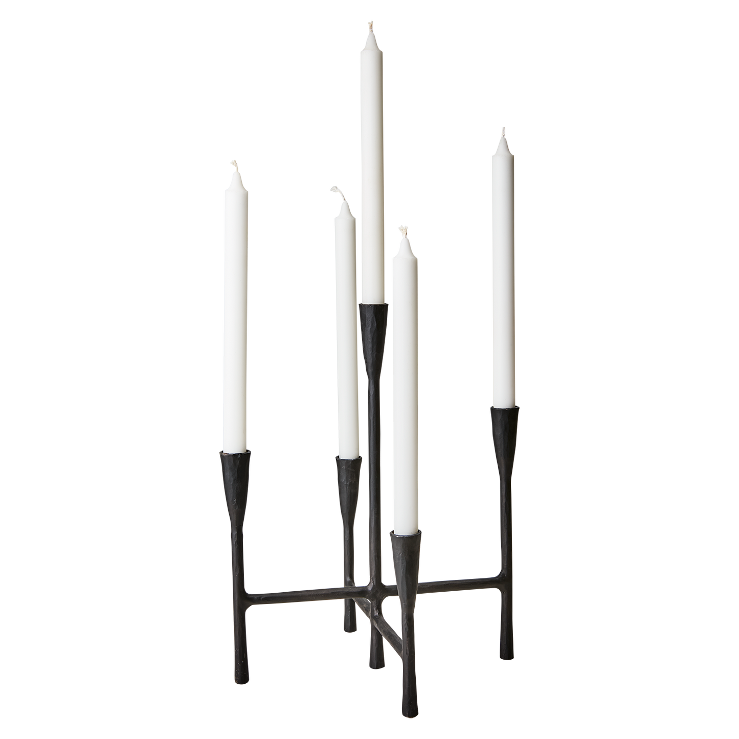 Chandelier vintage chic en métal noir - Style scandinave