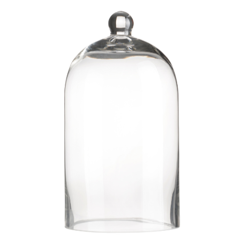 Cloche en verre 12,7x19 cm avec poignée