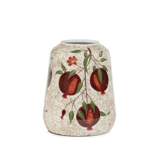 Granada – Vase peint à la main, motif grenade - Koddel.com