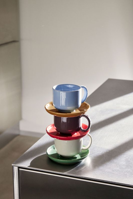Amare - Tasse & soucoupe · Sable & vert
