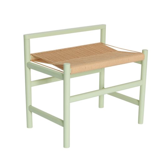 Banc en bois de chêne & corde tressée HERITAGE
