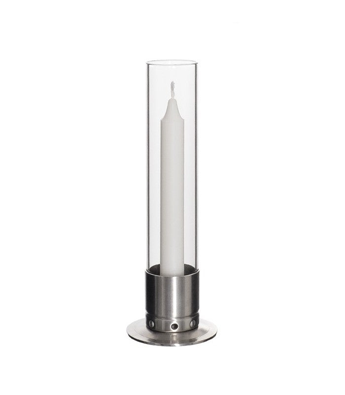 Bougeoir scandinave acier inoxydable brossé