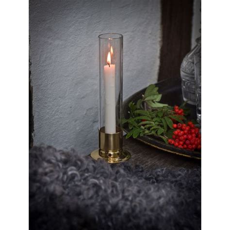 Scandinavian brushed stainless steel candle holder