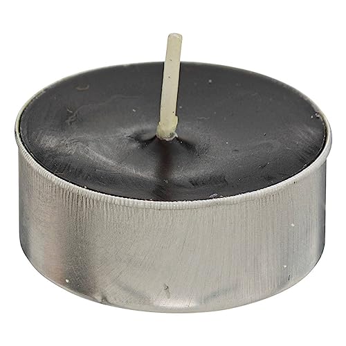 Bougies chauffe-plat 8h – Lot de 75 – Fabrication belge – Blanc ou noir – Mèche coton