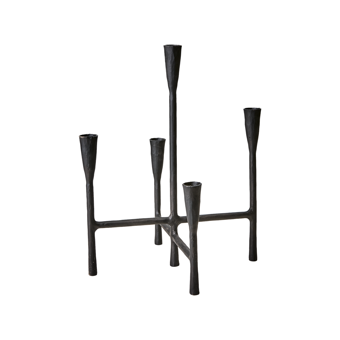 Chandelier vintage chic en métal noir - Style scandinave