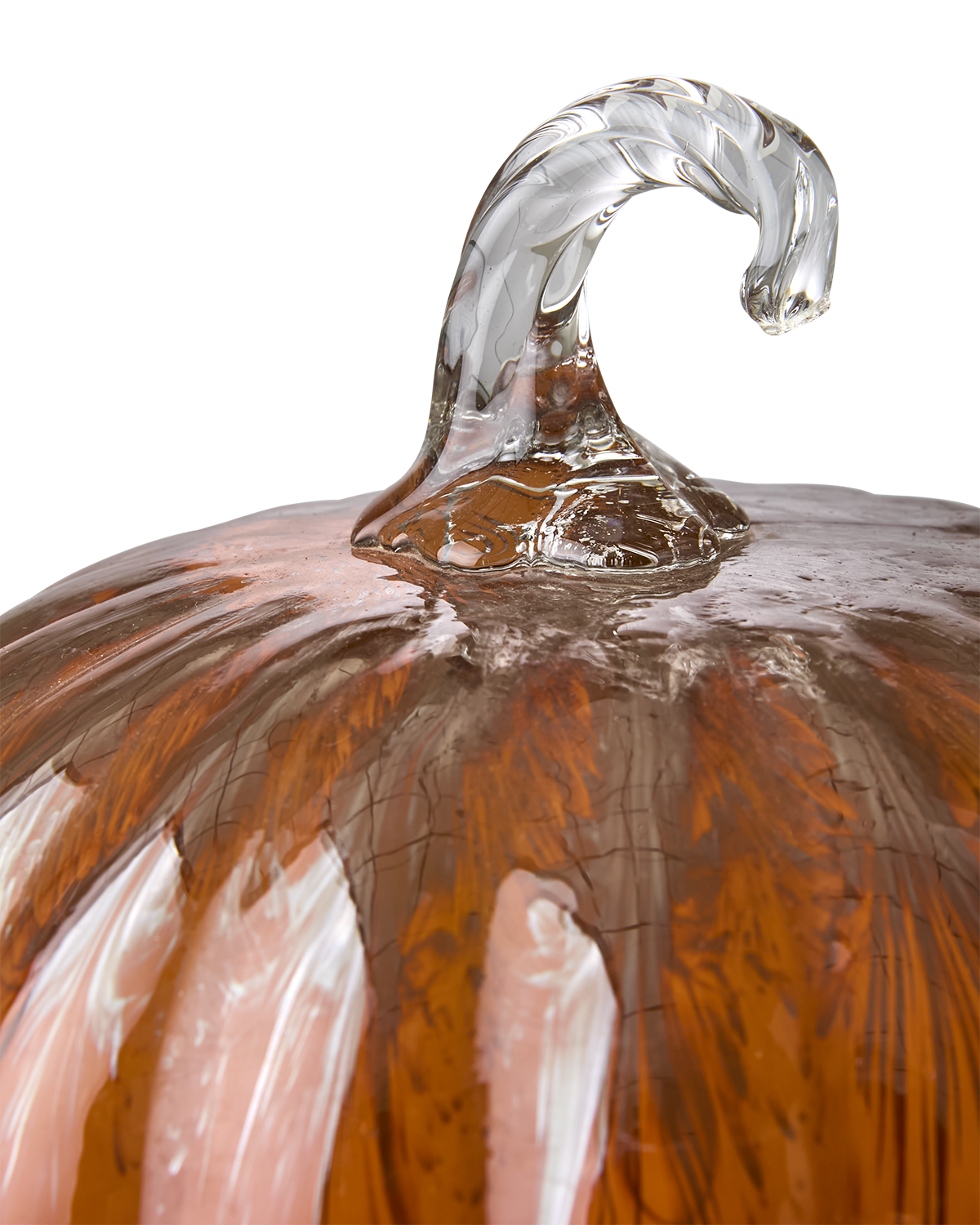 Duo de citrouilles en verre soufflé - Édition éphémère