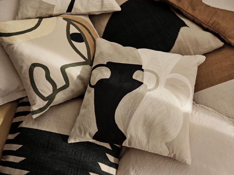 Eva – Housse de Coussin en Coton, Certifiée OEKO - TEX® - Koddel.com