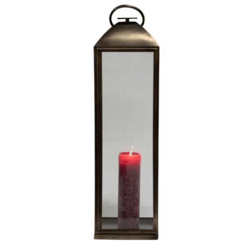 Grande lanterne en laiton H70 cm - Koddel.com