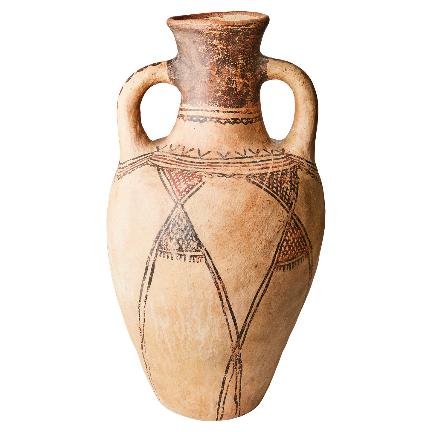 Terracotta urn with oriental motifs