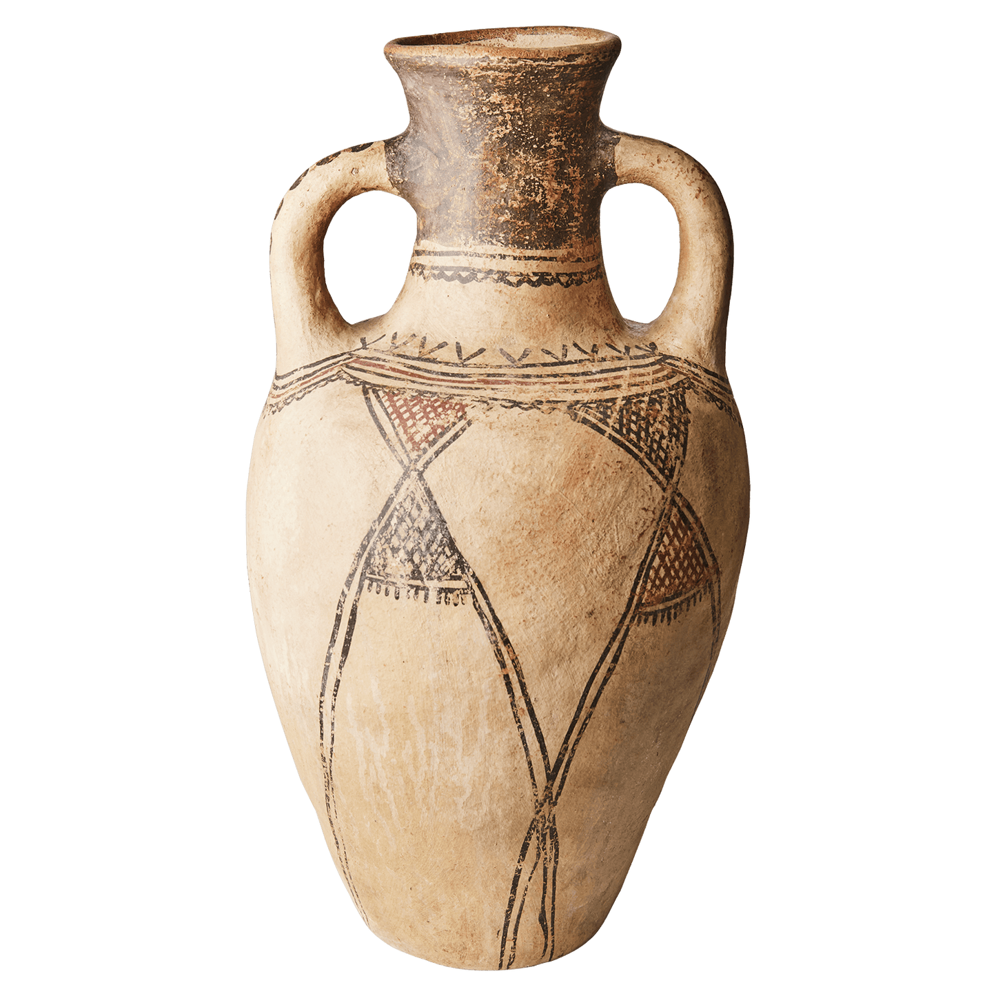 Urne en terre cuite avec motifs orientales - Koddel.com