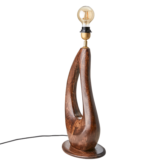 Large modern wooden lamp base - PANAMA