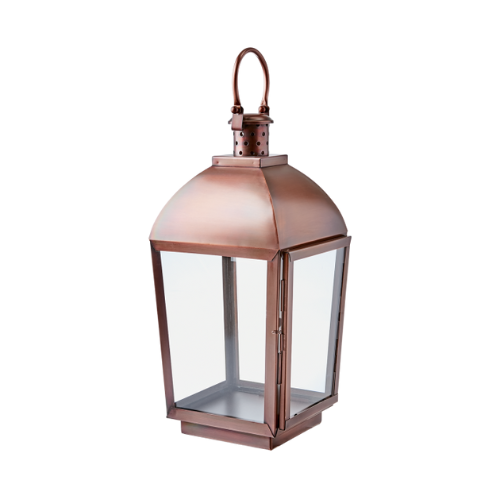 Lanterne cuivre H55/66 cm - Espaces intérieur et exérieur