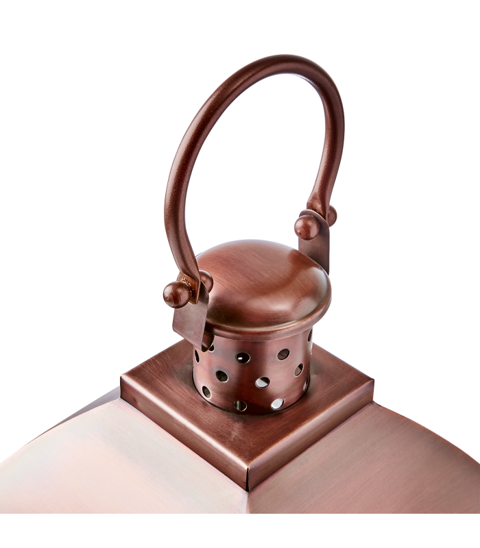 Lanterne cuivre H55/66 cm - Espaces intérieur et exérieur