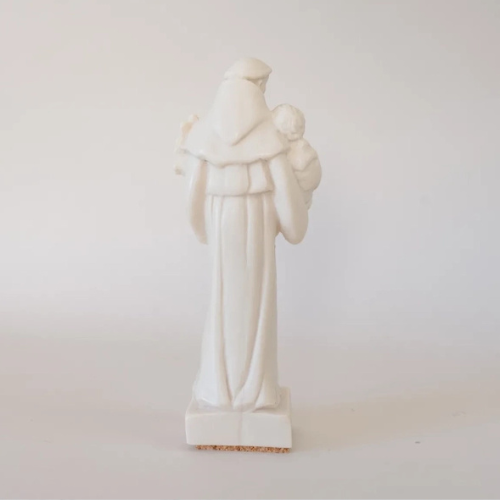 Statuette de Saint Anthony en cire parfumée – Cozy Musk