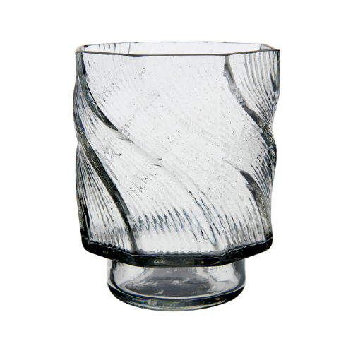 Photophore en verre Twist