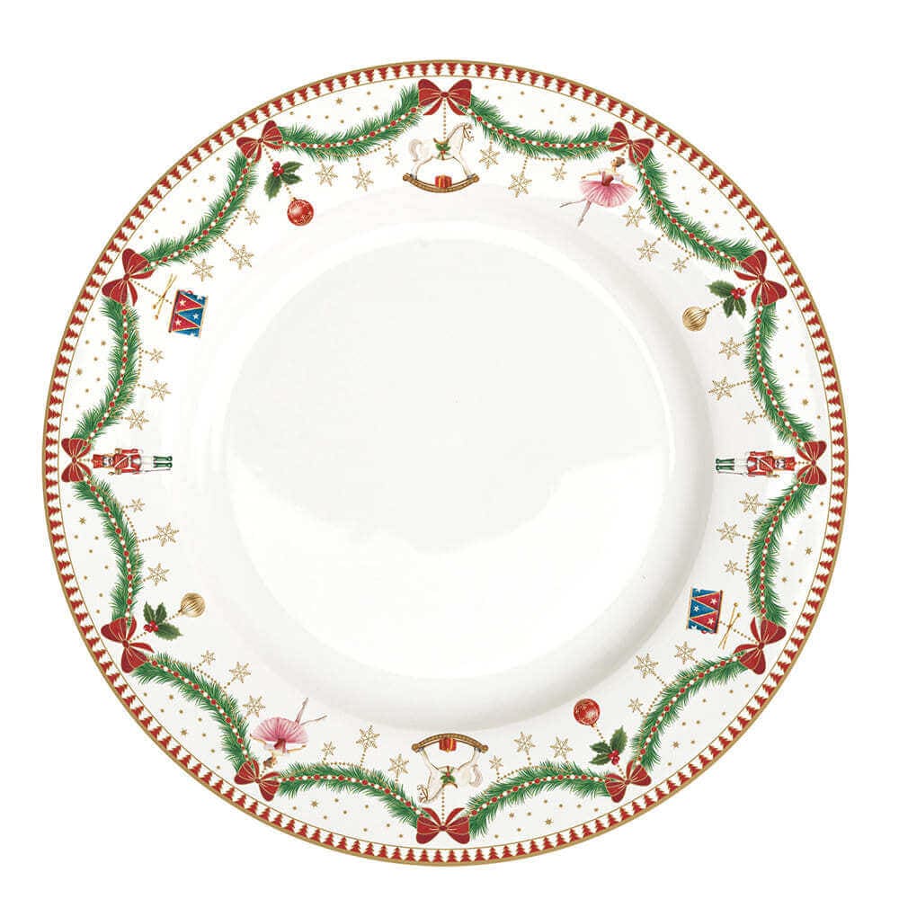 18-piece service - Handcrafted decoration