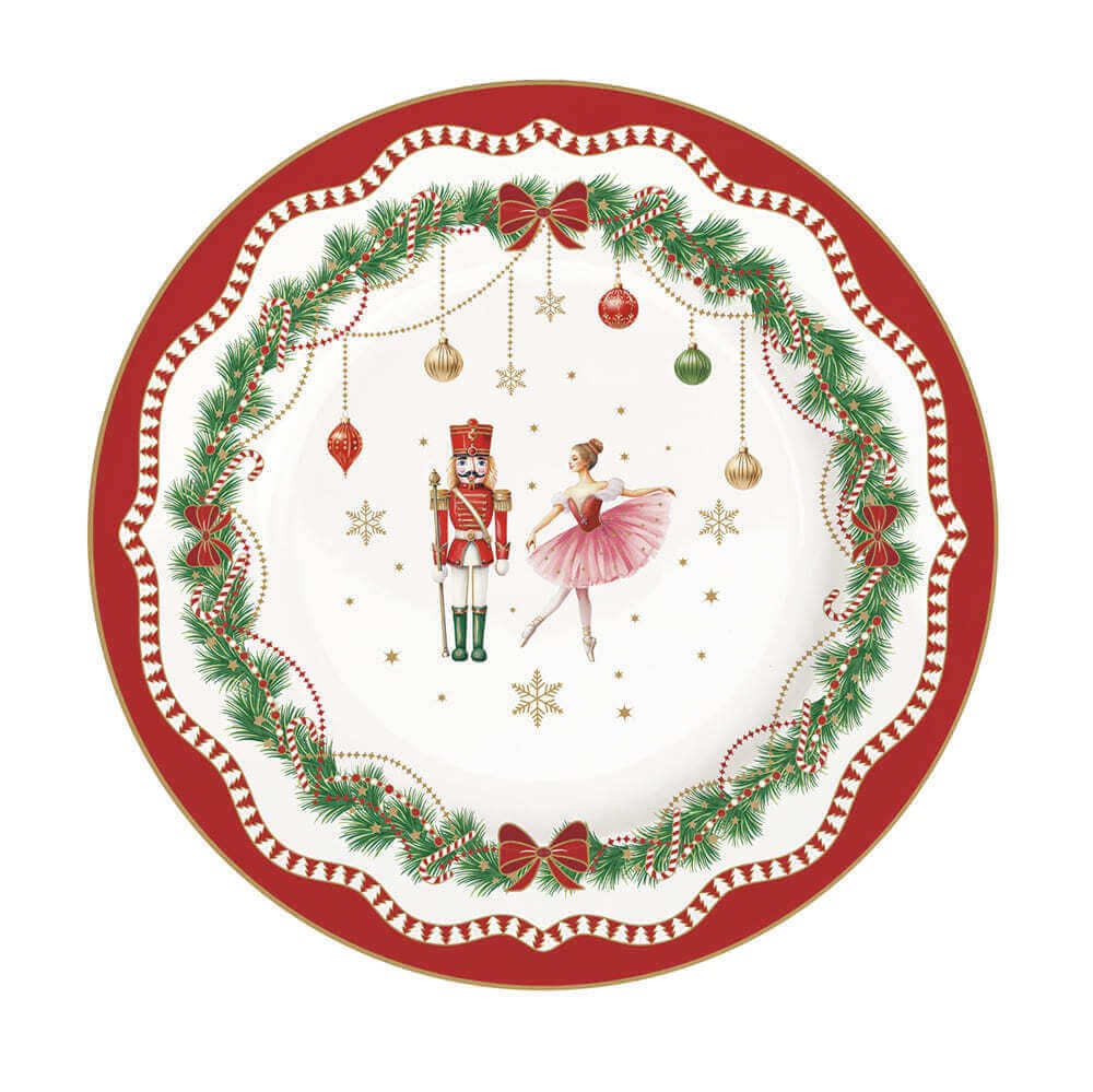 18-piece service - Handcrafted decoration