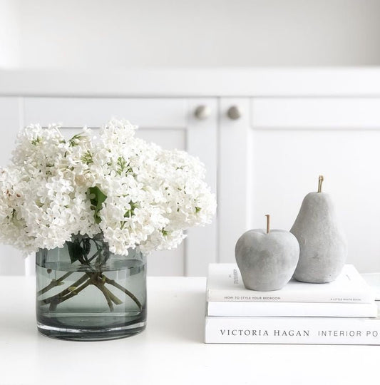 Lanterne en verre fumé noir - 35X30 cm - Koddel.com