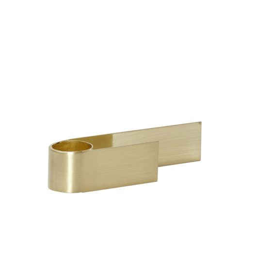 Bougeoir en laiton brossé (lot de 2) - Roll