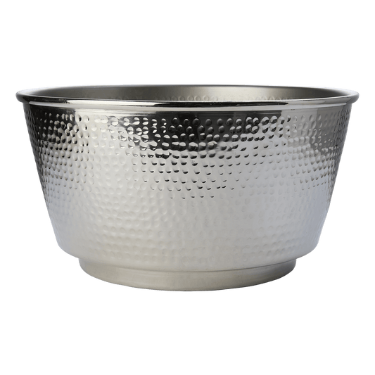 Seau à champagne en aluminium martelé – Finition argentée - Koddel.com