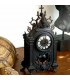 Retro pendulum clock - black brass