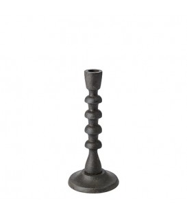 AMADEUS black cast iron candle holder