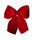 Large velvet bow - Christmas decoration