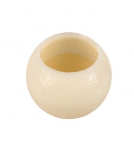 Round hollow candle 1 wick - Elegance and authentic atmosphere