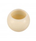 Round hollow candle 1 wick - Elegance and authentic atmosphere