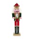 Nutcracker Character in Colored Wood - H24 cm