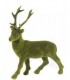 Grand cerfs en mousse debout 80 cm - Ornement