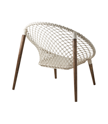 Chaise en macramé