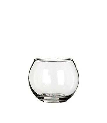 Vase boule en verre Ø10 cm - Lot de 10 pièces