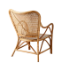 Rattan and bamboo armchair