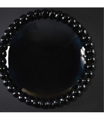 Cadre perle noir en bois