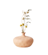 Vase en céramique corail