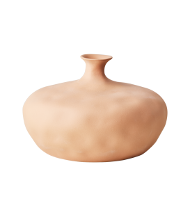 Vase en céramique corail