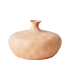 Coral ceramic vase