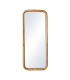 Miroir artisanal rectangulaire 70 cm - cadre métal