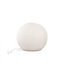 Porcelain ball table lamp, outdoor space