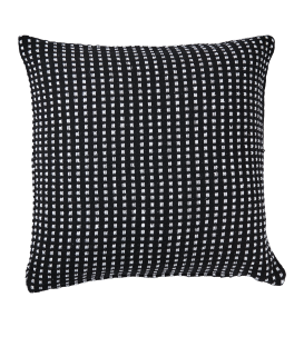 Housse de coussin noir et blanc - Lot de 2 pièces