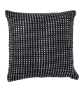 Housse de coussin noir et blanc - Lot de 2 pièces