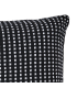 Housse de coussin noir et blanc - Lot de 4 pièces