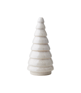 Sapin de noel en grès blanc - Décoration de Noel