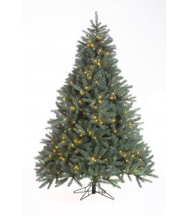 Sapin bleu avec lumière intégré H255 cm