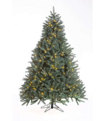 Sapin bleu avec lumière intégré H255 cm