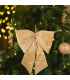 Large velvet bow - Christmas decoration