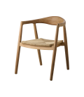 RIVA natural teak and rope armchair