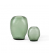 ORGANIC MOUTH-BLOWN GLASS VASE – GREEN COLOR