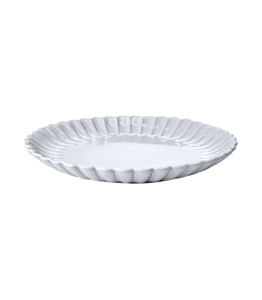 Grande assiette blanche Lola Ø19 cm